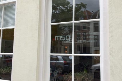 MSG raambelettering