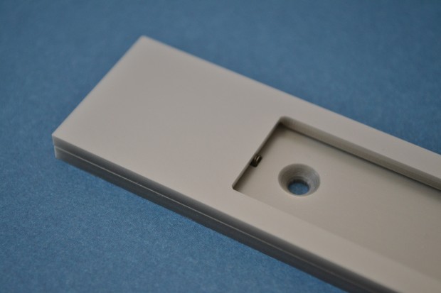 Naambordhouder perspex met veer