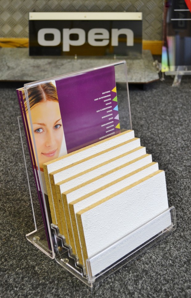 Perspex productdisplay