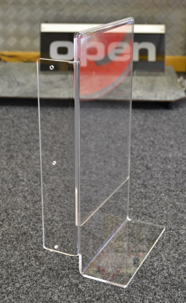 Plexiglas wanddisplay