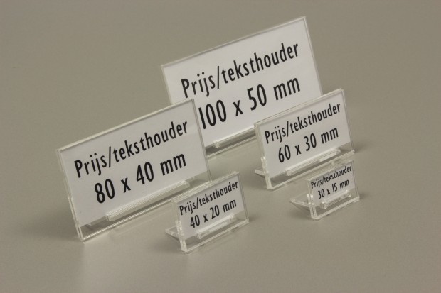 Prijskaarthouders
