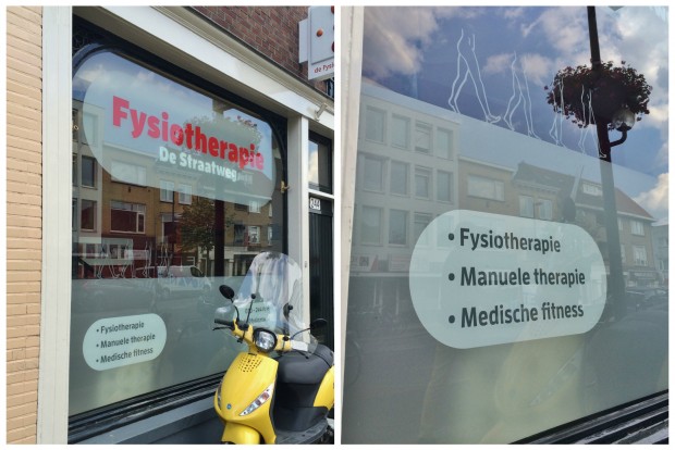 Raambelettering vinylfolie