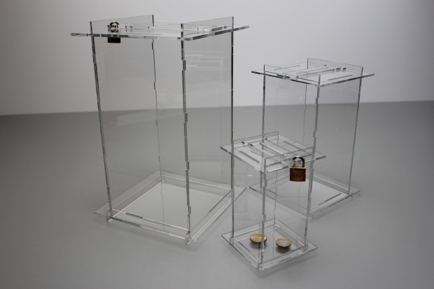 Spaarpot en Inzamelbox