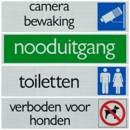 Verwijsbordjes pictogram