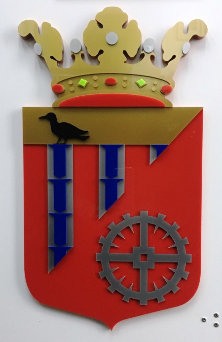 plexiglas logo in vorm 3d