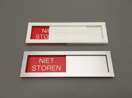 schuifbord niet storen groot